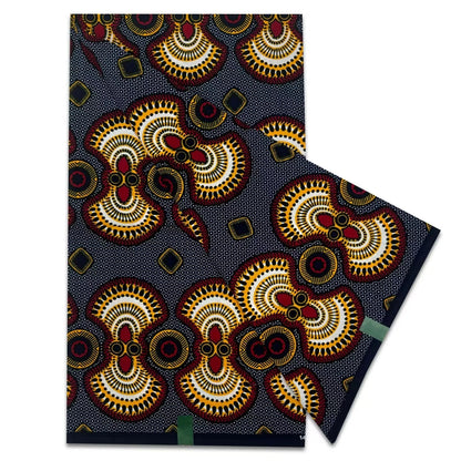 New Guaranteed Veritable 100% Original Real Wax Ankara Fabric soft African Print Fabric For Wedding Dress Tissus Coton 6Yards