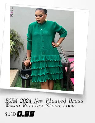 EGRM Belt Pleated Miyake Dress Fashion Round Neck Long Sleeves Fungus Spliced Solid Elegant Dresses for Women 2024 New 5GR2974