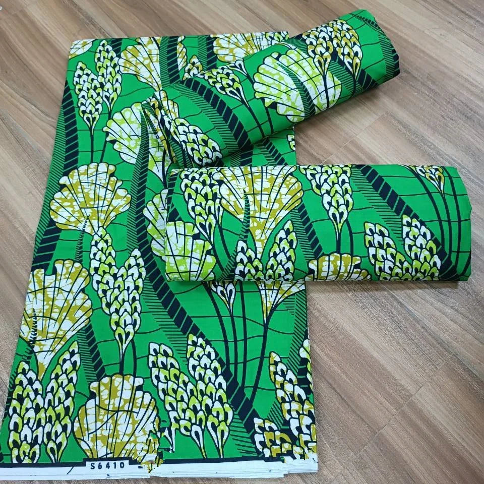 Most popular Veritable African Wax Real Fabric 100% cotton Ghana Nigeria Style 6 yards High Quality Ankara Prints wax Material