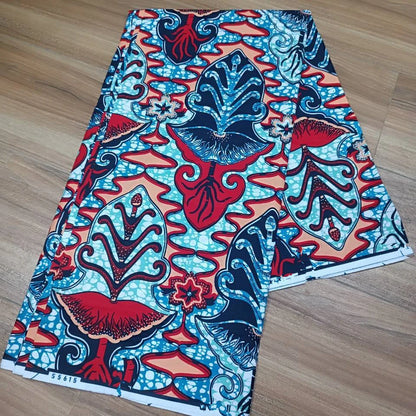 Most popular Veritable African Wax Real Fabric 100% cotton Ghana Nigeria Style 6 yards High Quality Ankara Prints wax Material