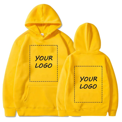 Hot Sale Custom Hoodie Sweatshirts Men Design Your Logo Fleece Hooded Clothes Women Harajuku Outerwear Y2k Size Hoody XS-3XL