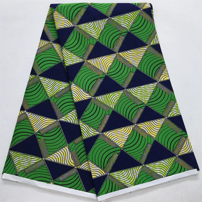 African Wax Fabric 2024 High Quality Nigeria Ankara Wax Fabric Ghana Style Print For Women DIY Cloth Dresses Sewing Materials