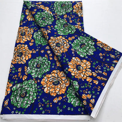 Nigeria Wax Fabric Ankara 2025 Newset DIY Print African Textile Wax Fabric Tissu For Women Dresses Sewing Polyester Material