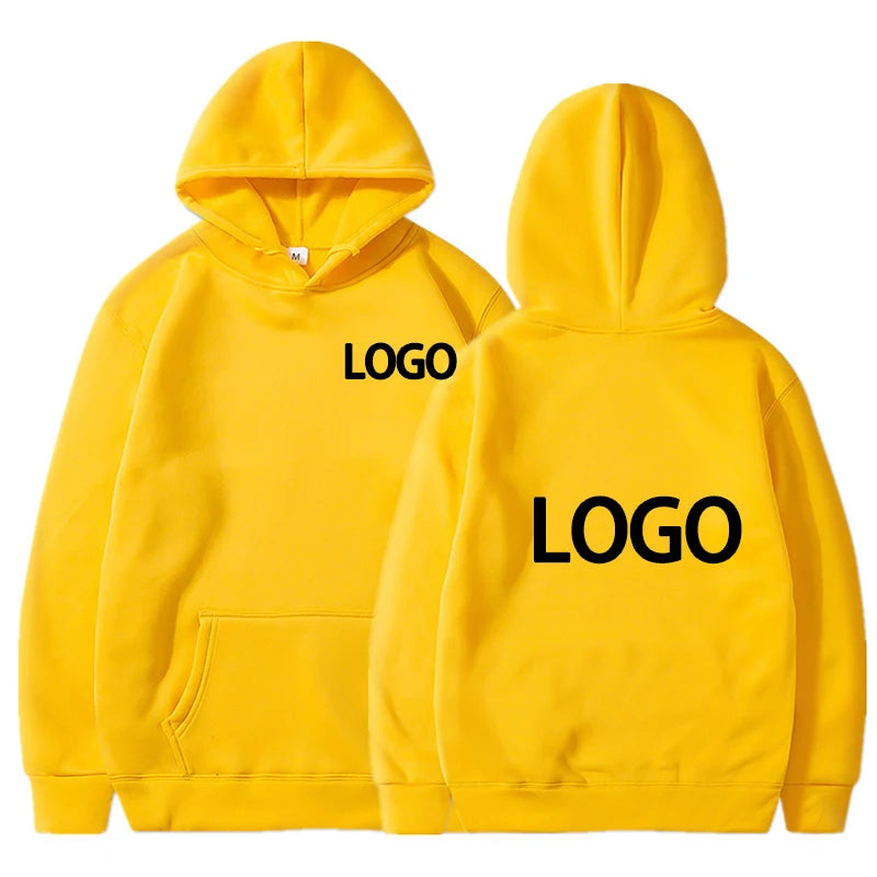 Customized Printed Men Women Hoodie Loose Casual Clothing Fashion Long Sleeve Hooded Pullover Personality Streetwear Sweatshirts