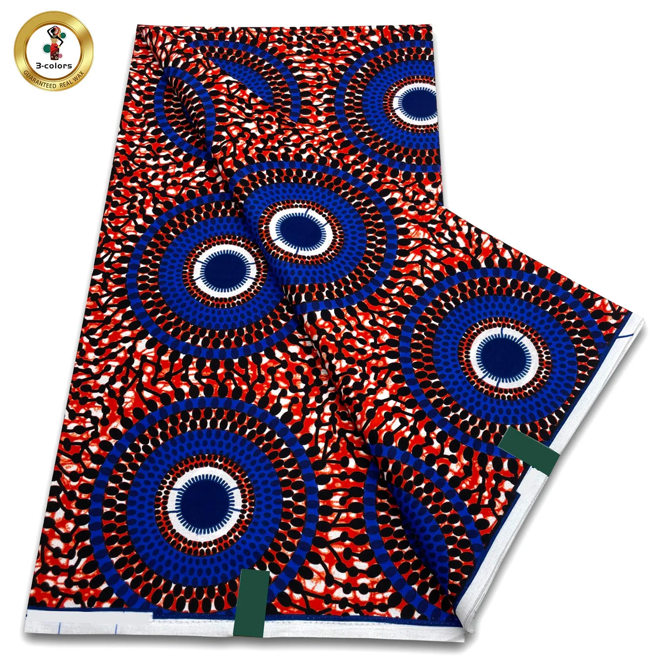 100% Cotton Veritable Original Ankara African Real Wax Print Fabric Ghana Wax Fabric High Quality Nigeria Batik Soft Tissu Pagne