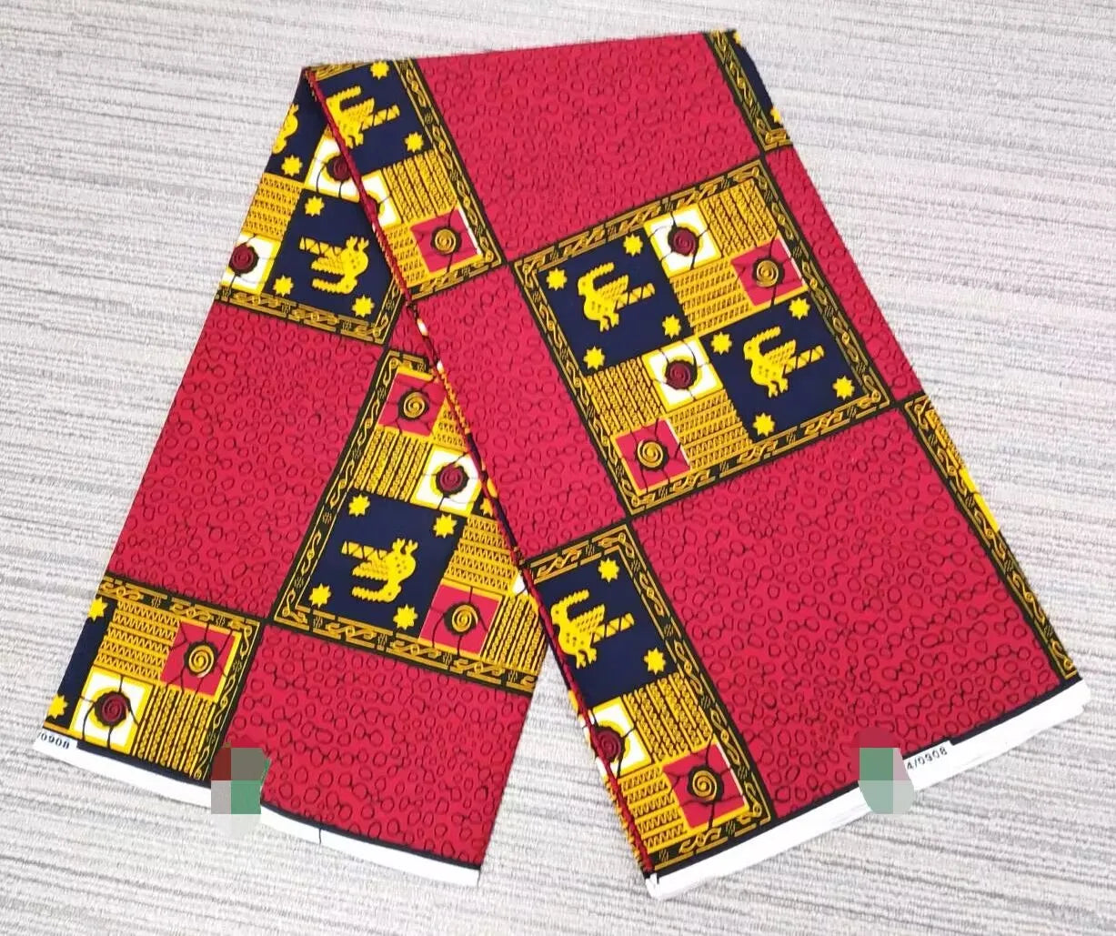 2023 new fashion 100% cotton veritable gold print african real wax fabric ankara wax ghana nigeria style pagne sewing material