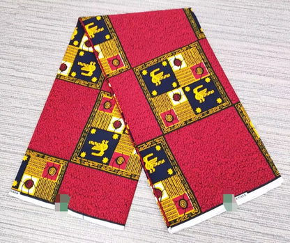 2023 new fashion 100% cotton veritable gold print african real wax fabric ankara wax ghana nigeria style pagne sewing material