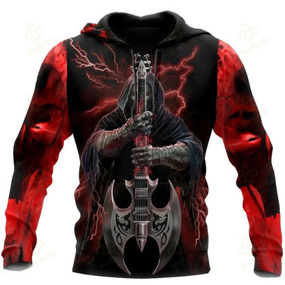 New Skull Graphics Men's Hoodie Tops 3D Fashion Unisex Sweatshirt Winter And Autumn Hip Hop Oversized Casual Clothing