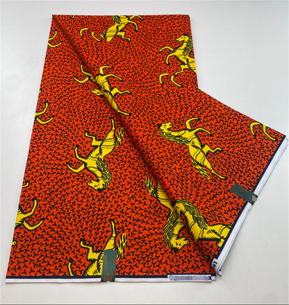 2024 African Real Wax Prints Fabric Nigerian Ankara Fashion Ghana 100% Cotton Veritable Guaranteed Original  Sewing Material