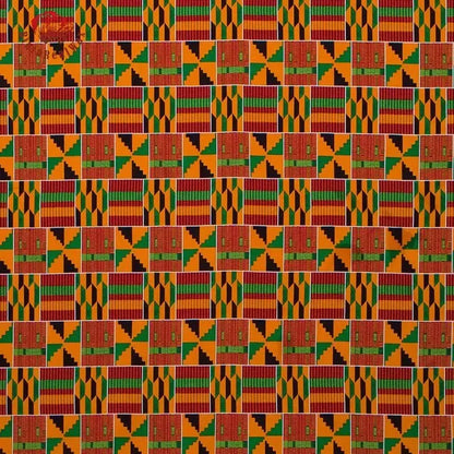 Bintarealwax African Real Wax Prints Fabric Ankara Cotton Material High Quality African Fabric For Party Dress 24FS1380