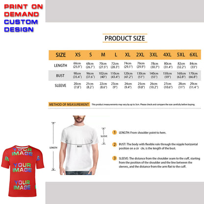 Print On Demand Customized Public Custom Images Picture Man Dress Shirt Party Uniforms Matching Clothes DIY Dropshipping