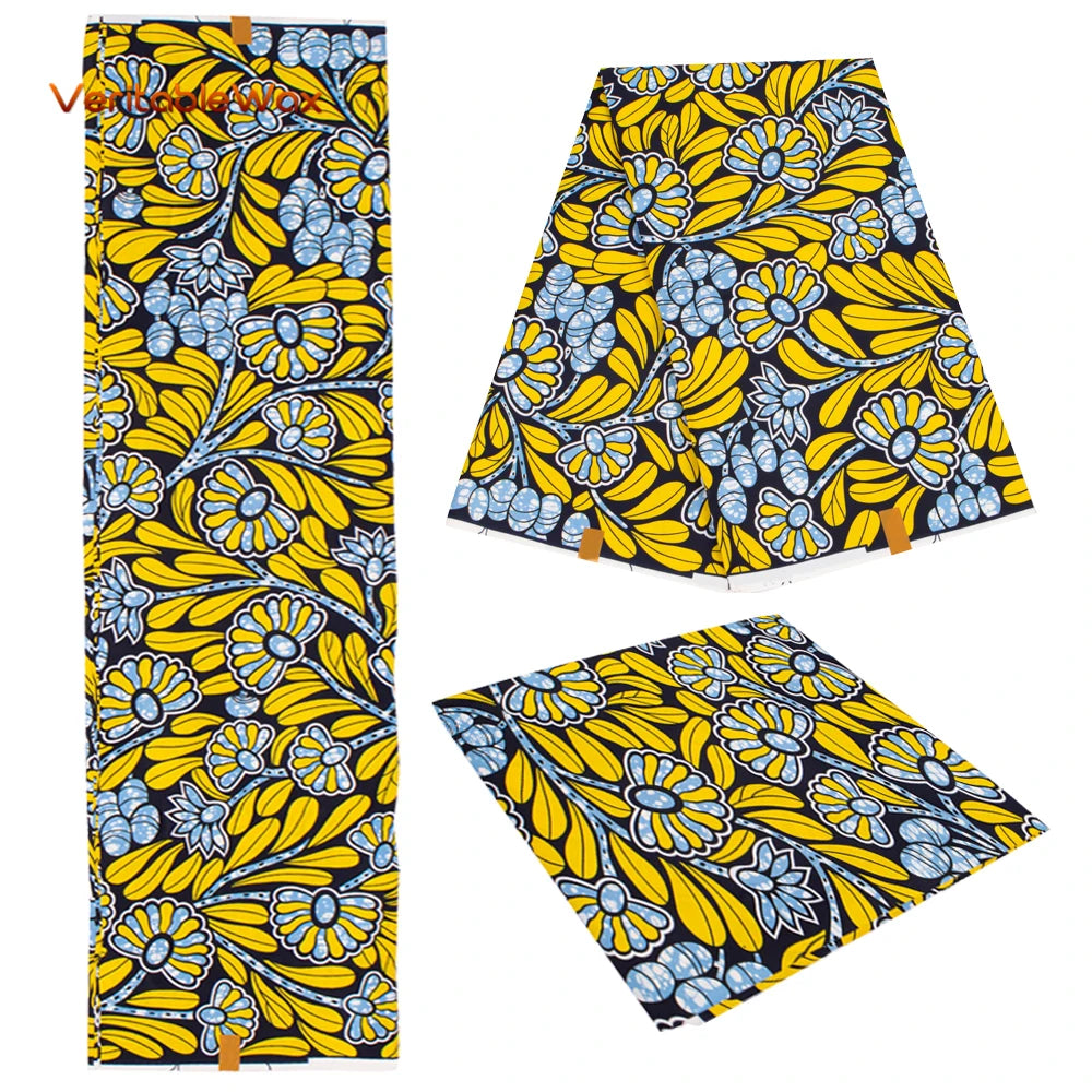 2024 Veritablewax Ankara Africa Prints Batik Wax Fabric African Dress Craft DIY Sewing Textile Polyester Nigeria Tissu N-24