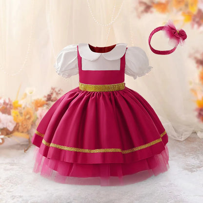 Girls Snow White Princess Dresses Kid Cosplay Spider Alice Gown Girl Halloween New Costume Children Formal Birthday Party Dress