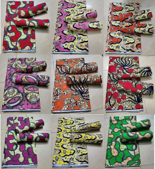 African Ankara prints batik patchwork fabric real wax African sewing material 100% cotton good quality tissu for dress crafts