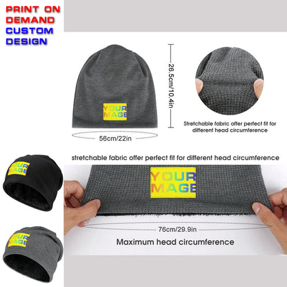 Custom Print On Demand Party Accessories Hats Scarves Men's Women's Cartoon Image Design Customized DIY Dropshipping