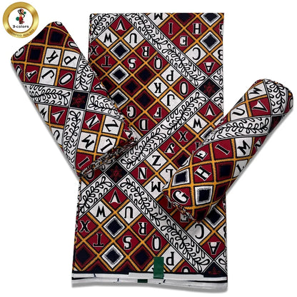 Factory Price Ankara Wax Fabric Guaranteed Veritable African Real Print Wax Fabric 100% Cotton Ghana Style Soft Pagne Sewing