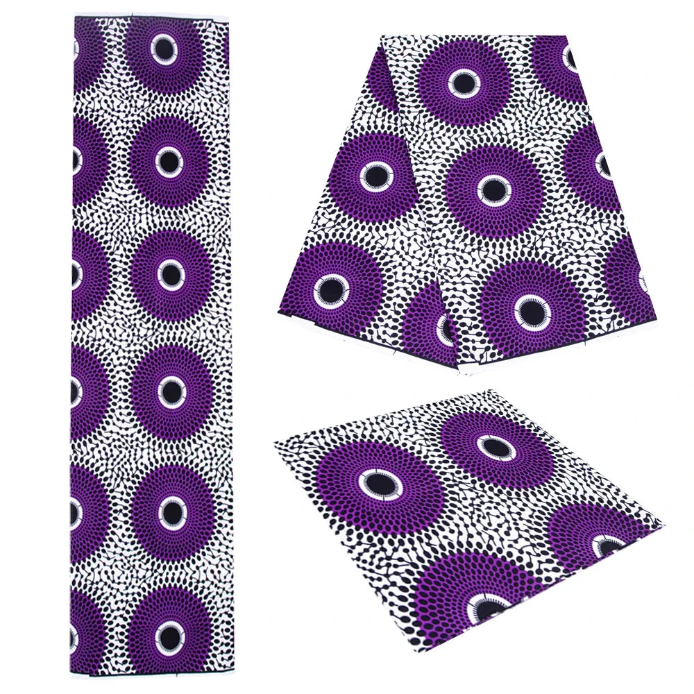 VeritableWax  African Fabric Ankara African Real Wax Prints Cotton Fabric Diamond Pattern High Quality For Party Dress A-54