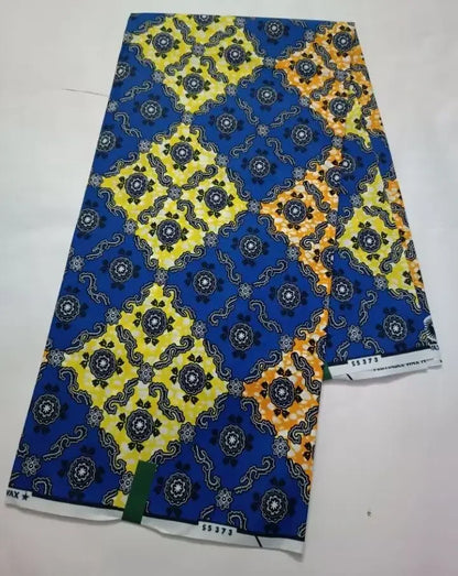 2023 New Hot Sell African Wax Fabric Ankara Wax Prints Fabric Ghana Guaranteed Veritable Wax 6 Yards Wholesale Prices