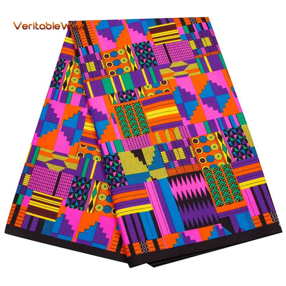 2024 Veritablewax Ankara Africa Prints Batik Wax Fabric African Dress Craft DIY Sewing Textile Polyester Nigeria Tissu N-24