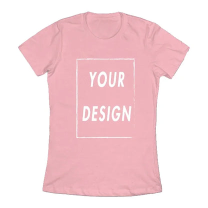 High quality T-shirt customization team for men and women. Add your own design, print, and text to the front and back of the wom