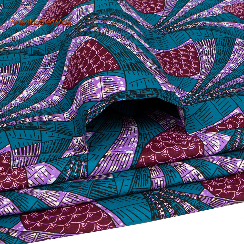 2024 Veritablewax Ankara Africa Prints Batik Wax Fabric African Dress Craft DIY Sewing Textile Polyester Nigeria Tissu N-24