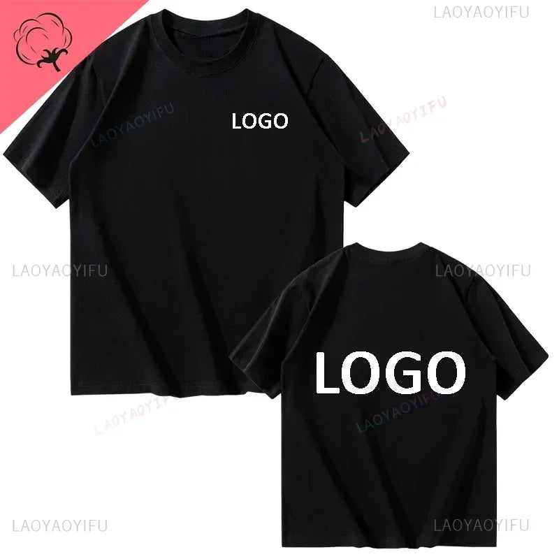 Customized Printed Men Women T-shirts Loose Casual Clothing Fashion Short Sleeve  Personality Streetwear Tee Tops Hot Sale