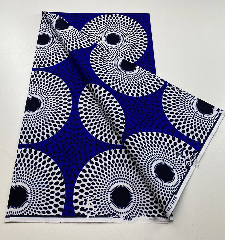 New Ankara 2023 African Real Wax Fabric Nigerian Wax Print Fabric High Quality 100% Cotton Ghana Style Fabric For Women Pagne