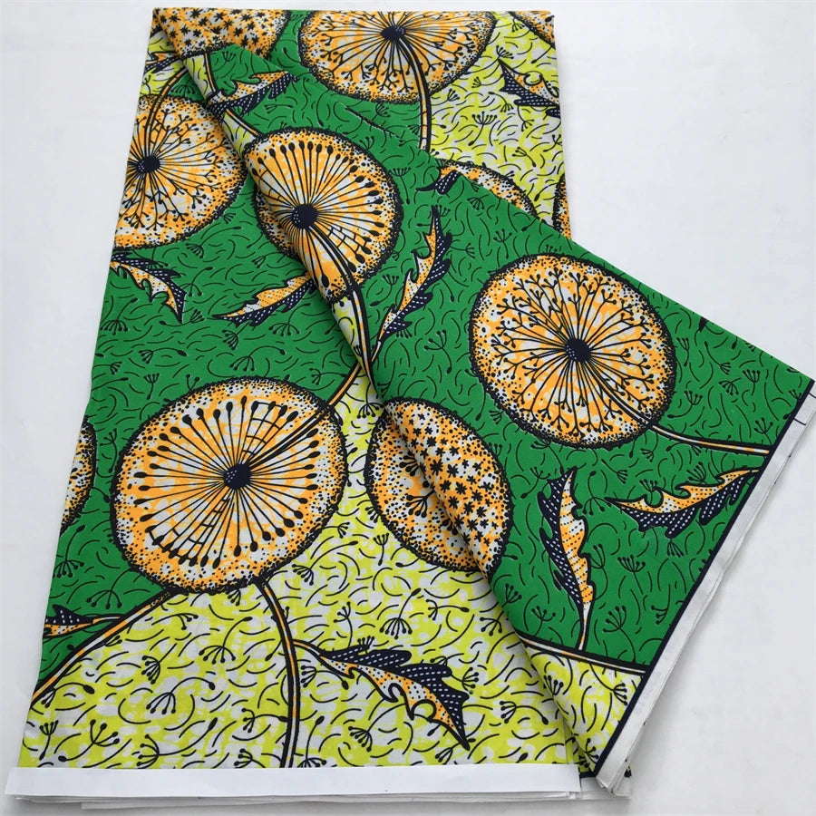 African Wax Fabric Prints 2025 New Arrivals Nigeria Wax Fabric Block Batik Dutch For Women DIY Dresses Cloth Sewing Materials