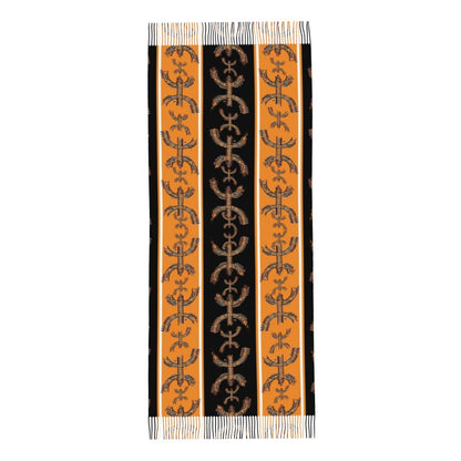 Amazigh Foutha Kabyle Scarf Wrap Women Long Winter Warm Tassel Shawl Unisex Mediterranean Geometric Scarves