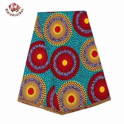 Bintarealwax African Real Wax Prints Fabric Ankara Cotton Material High Quality African Fabric For Party Dress 24FS1380