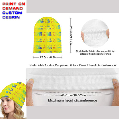 Custom Print On Demand Party Accessories Hats Scarves Men's Women's Cartoon Image Design Customized DIY Dropshipping