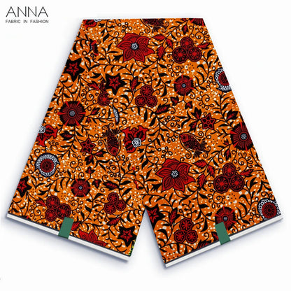 Veritable Wax Ankara Block Prints Batik Fabric African Wax Fabric Nigerian Dutch Hollandais Pagne 100% Cotton For Sewing VL-50