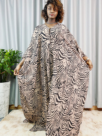 Women Africa Abaya 2 Piece Set 2024 African Dashiki New Fashion Two Piece Suit Wide Tops + Long Pants Party Free Size For Ladies