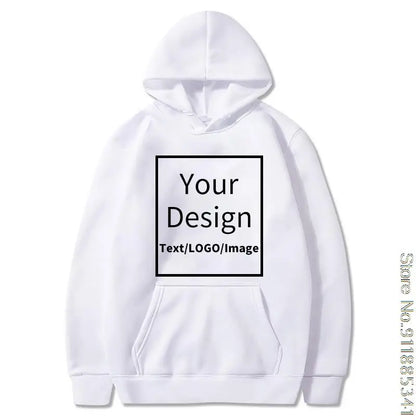 Customized Hoodie Customized Logo Personalized Hoodie Student Casual Custom Printed Text DIY Hoodie XS-3XL