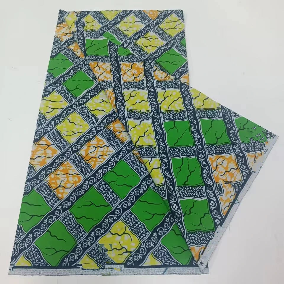 Ankara Wax Fabric 2023 High Quality African Wax Print Fabric 100% Cotton African Guaranteed Veritable Real Wax for Dresses