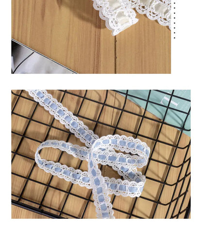 DIY Wear Ribbon Lace Cotton Thread Household Dress Baby Cloth Sewing Embroidery Decorative Lolita Lace Handmade Accessories