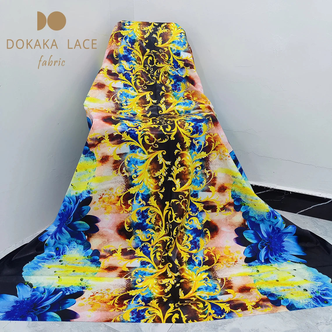 Guinea Senegal Basin Riche Jacquard Fabric 2023 High Quality Printed Bazin Rich For Nigerian Women Wedding Bride Dress Material