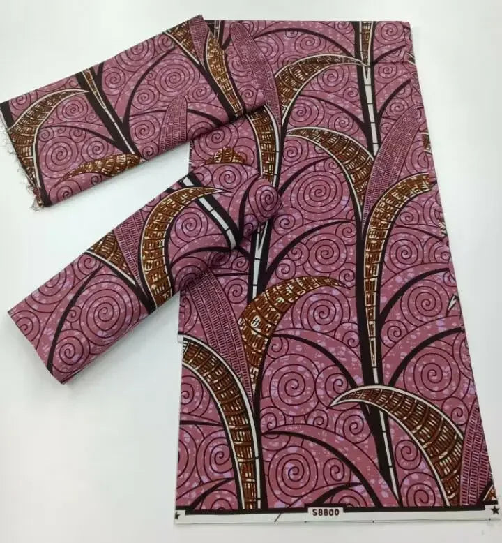 Most popular Veritable African Wax Real Fabric 100% cotton Ghana Nigeria Style 6 yards High Quality Ankara Prints wax Material