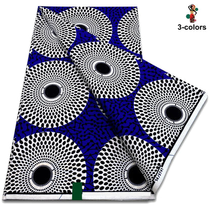 Ankara Wax Fabric High Quality African Wax Print Fabric 100% Cotton Soft Guaranteed Veritable Real Dutch Pagne for Dresses