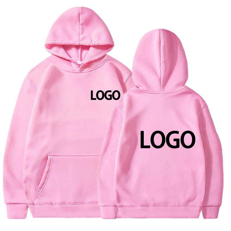 Customized Printed Men Women Hoodie Loose Casual Clothing Fashion Long Sleeve Hooded Pullover Personality Streetwear Sweatshirts