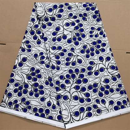 African Wax Fabric 2024 High Quality Nigeria Ankara Wax Fabric Ghana Style Print For Women DIY Cloth Dresses Sewing Materials