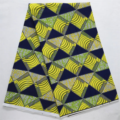 African Wax Fabric 2024 High Quality Nigeria Ankara Wax Fabric Ghana Style Print For Women DIY Cloth Dresses Sewing Materials