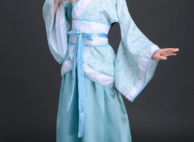 Ancient Costume Dance Girl Set Performance Show Child Clothing Cosplay Princess Chinese Traditional Dress for Girls Hanfu Dress