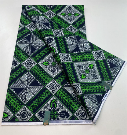 2024 African Real Wax Prints Fabric Nigerian Ankara Fashion Ghana 100% Cotton Veritable Guaranteed Original  Sewing Material