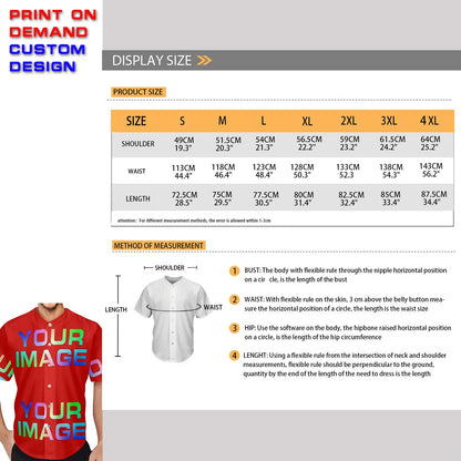 Print On Demand Customized Public Custom Images Picture Man Dress Shirt Party Uniforms Matching Clothes DIY Dropshipping