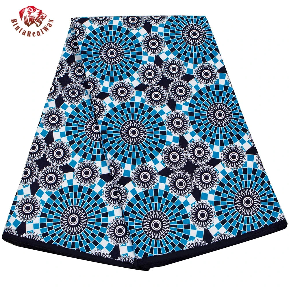 Wholesale Bintarealwax African Real Wax Prints Fabric Ankara Cotton Material High Quality African Fabric For Party Dress