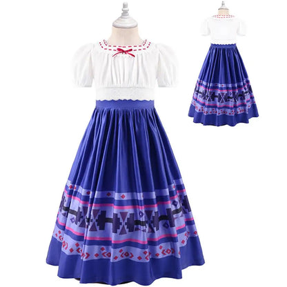 Girl costume Princess Dress Summer Casual Dress Halloween Cospaly Costume Carnival Dresses  3-10 Years Old