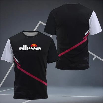 Men's T Shirts Badminton Training Clothing Outdoor Fitness Sports T-Shirts Summer Quick Dry Short Sleeve Casual O-neck Loose Top