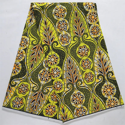 African Wax Fabric 2024 High Quality Nigeria Ankara Wax Fabric Ghana Style Print For Women DIY Cloth Dresses Sewing Materials