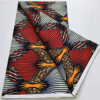 African Wax Fabric Prints 2025 New Arrivals Nigeria Wax Fabric Block Batik Dutch For Women DIY Dresses Cloth Sewing Materials